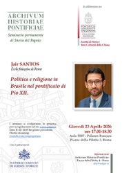 Politica e religione in Brasile nel pontificato di Pio XII